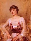 A Lady with a Fan by Albert Lynch